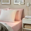 Простыня натяжная - аналог IKEA DVALA, 160х200, розовый (изображение №1)