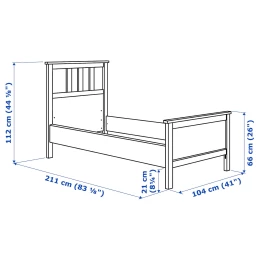 HEMNES ХЕМНЭС Каркас кровати