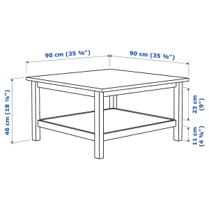 HEMNES ХЕМНЭС Журнальный стол