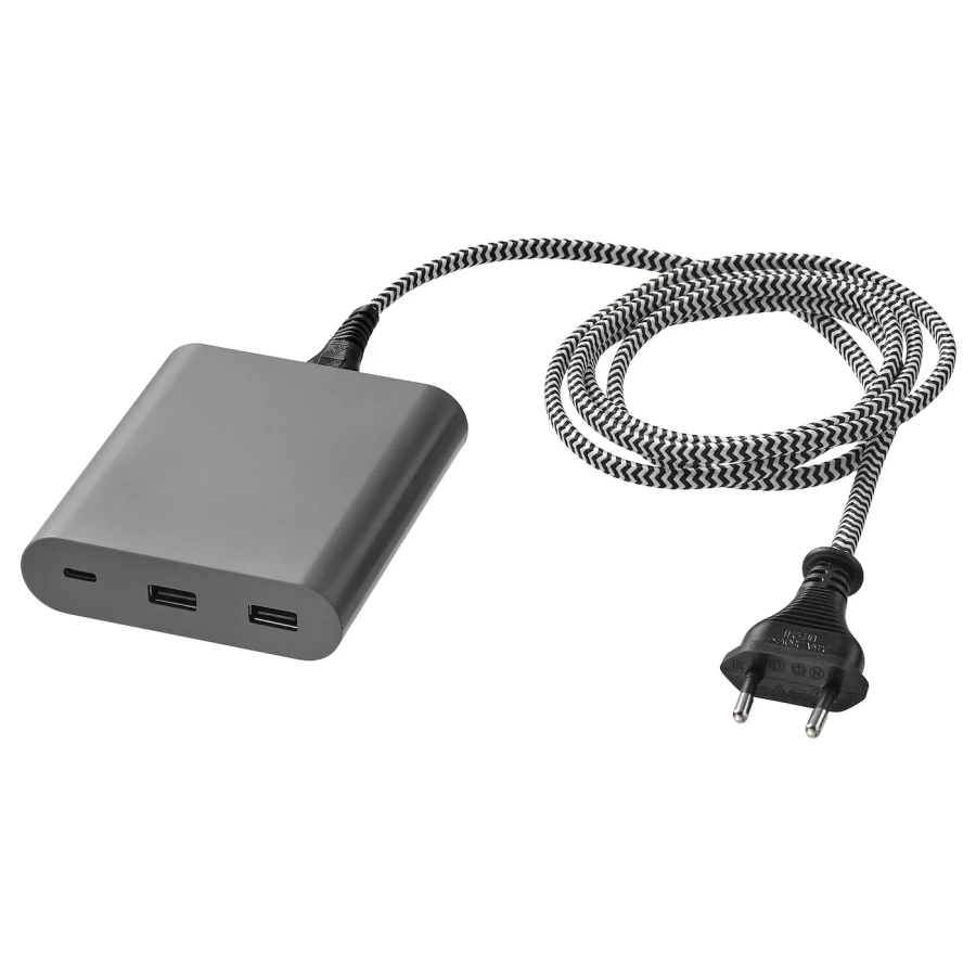 ÅSKSTORM ОСКСТОРМ Зарядное устройство USB 40 Вт ИКЕА (изображение №1)
