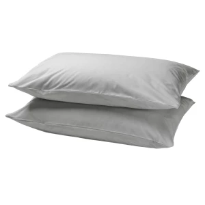 Наволочка - 2 шт, хлопок 100% - аналог IKEA DVALA, 50x70, серый