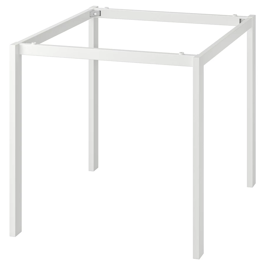 Основание обеденного стола - IKEA MELLTORP, 72x75x75см, белый, МЕЛЬТОРП ИКЕА (изображение №1)