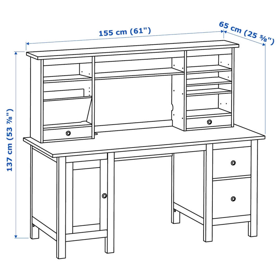 Стол письменный ХЕМНЭС ikea