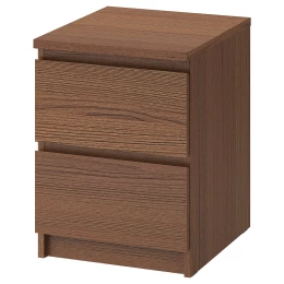 MALM МАЛЬМ Комод с 2 ящиками