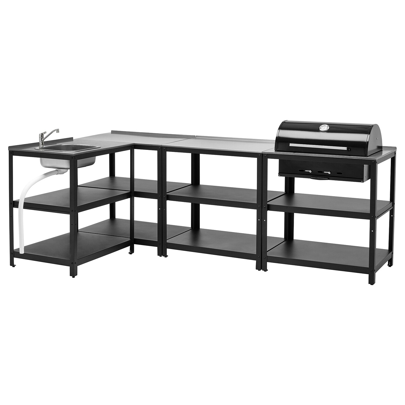 GRILLSKÄR ГРИЛЛЬСКЭР Кухонная мойка/угольн гриль ИКЕА