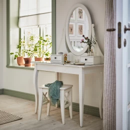 HEMNES ХЕМНЭС Туалетный столик с зркл