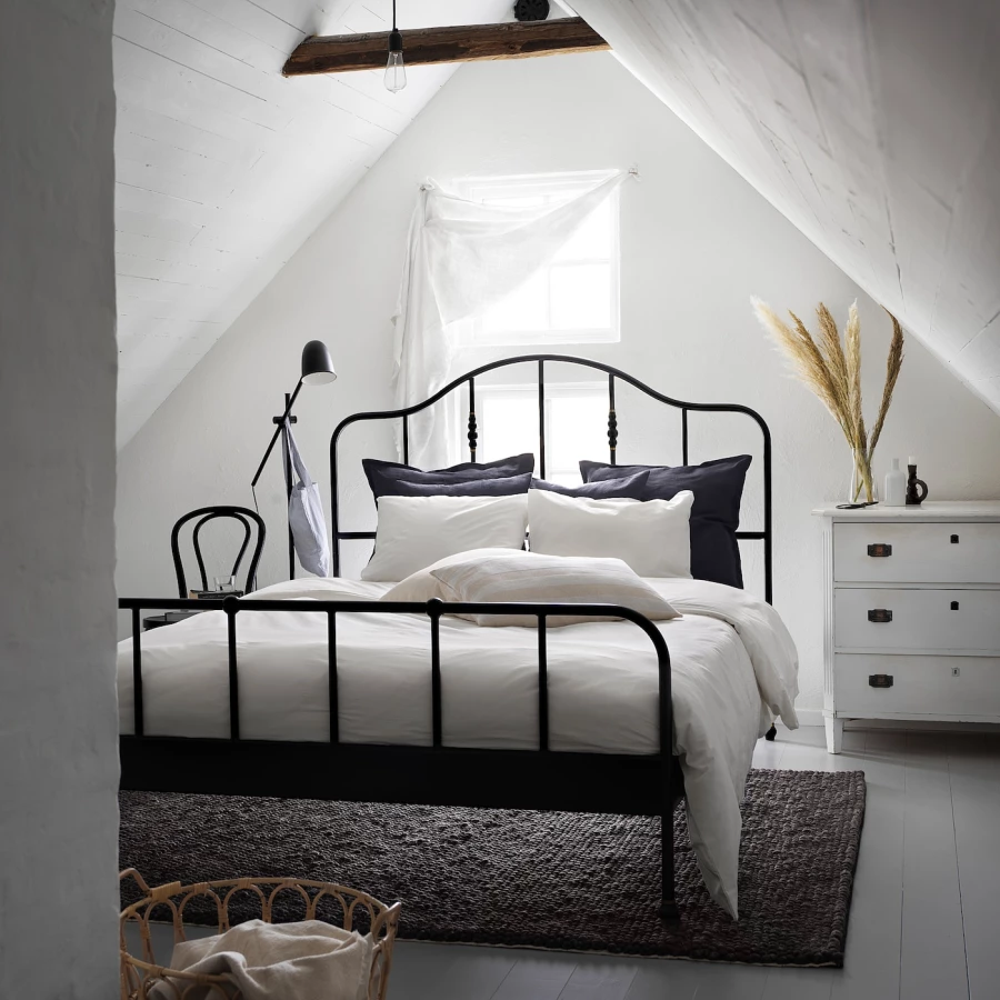 Пододеяльник и 2 наволочки - аналог IKEA DVALA, 200х200, 50х70, белый (изображение №4)