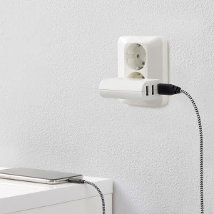 KOPPLA КОПЛА Зарядное устройство/3 USB-порта ИКЕА
