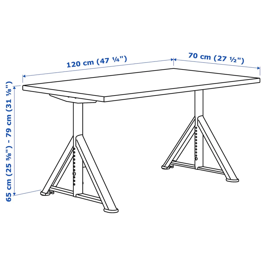 Стол ikea idasen