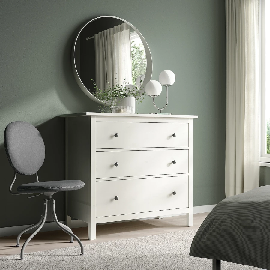 Рабочий стул - IKEA BJÖRKBERGET ИКЕА, 58x59x93, серый,  БЬЙОРКБЕРГЕТ ИКЕА (изображение №3)