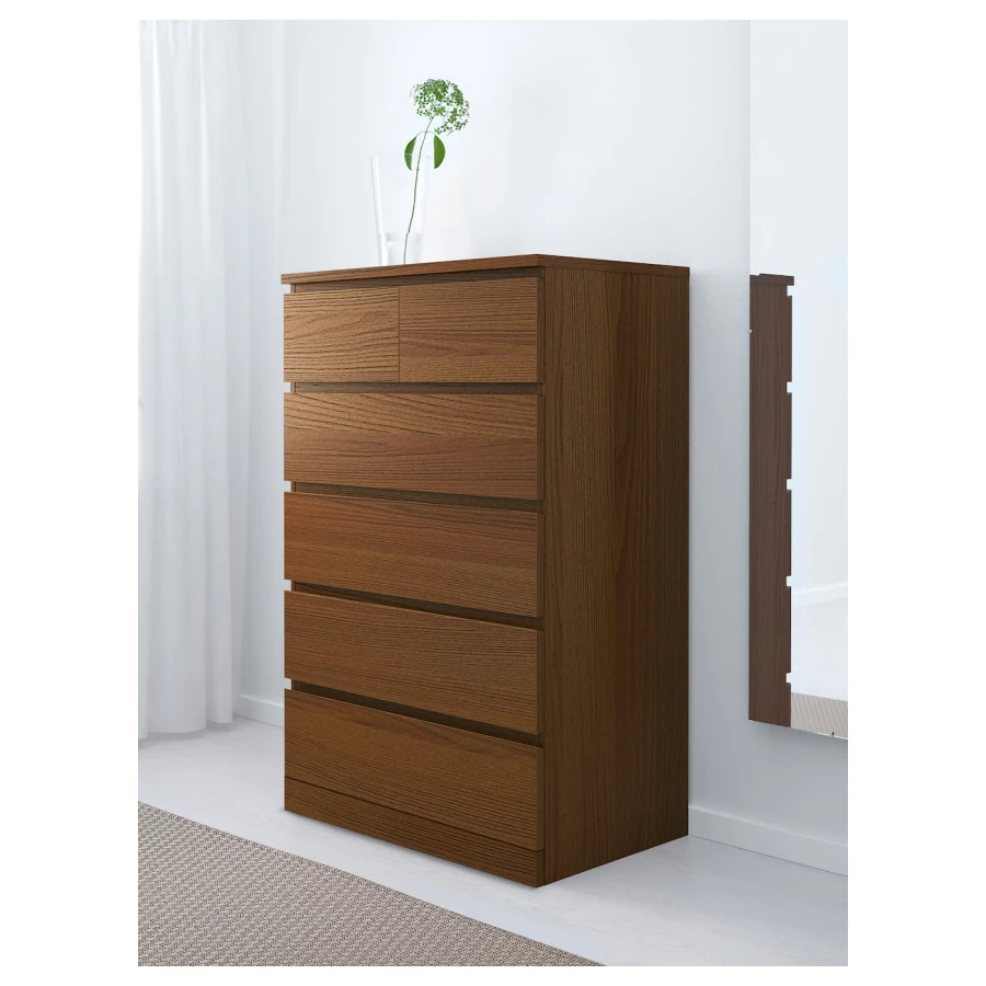 malm ikea комод с 6 ящиками