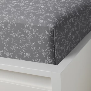 Простыня, хлопок 100% - аналог IKEA KOPPARRANKA, 150x260 см, серый