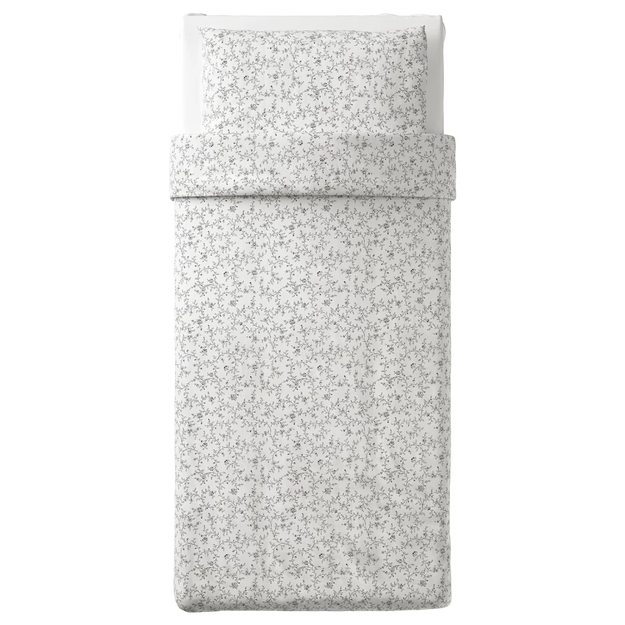 Пододеяльник и наволочка - аналог IKEA KOPPARRANKA, 150х200, 50х70, белый (изображение №2)