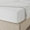 Простыня, хлопок 100% - аналог IKEA DVALA, 150x260 см, белый (изображение №3)
