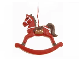 Елочная игрушка  Лошадь-качалка