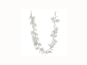 Гирлянда декоративная Заснеженные Листья