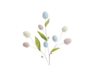 Второе фото. Ветка искусственная Пасхальная розовый