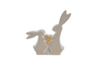 Второе фото. Статуэтка Зайчики с седцем