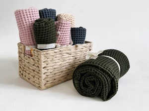 Второе фото. Набор вафельных полотенец Anda 6 шт.