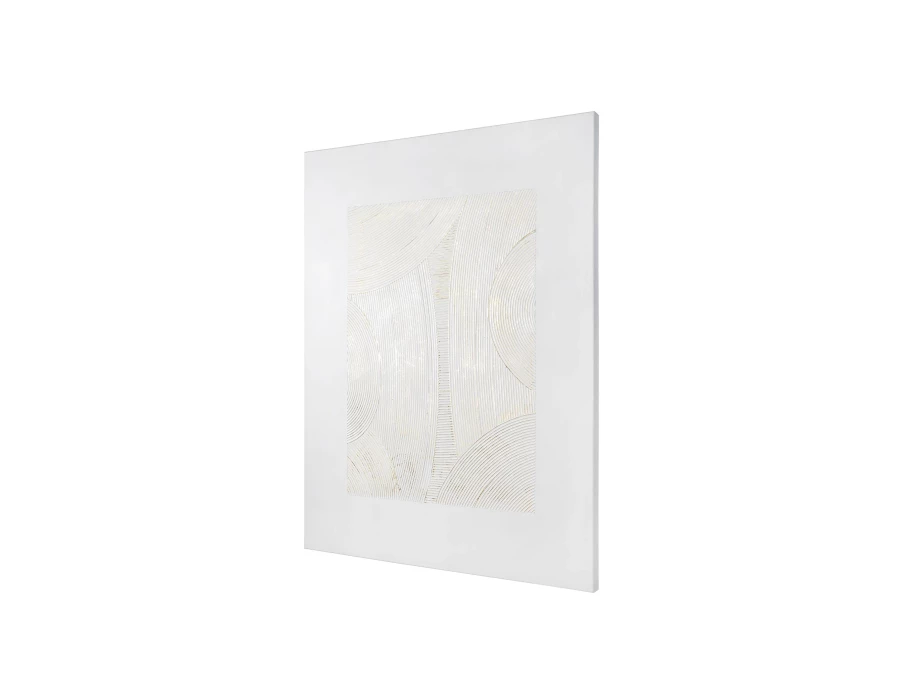Панно интерьерное фактурное Textured White (изображение №2)