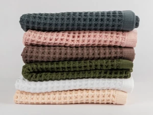 Второе фото. Набор вафельных полотенец Anda 6 шт.