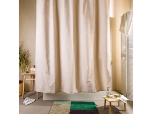 Второе фото. Штора для ванной комнаты тканевая Naturel