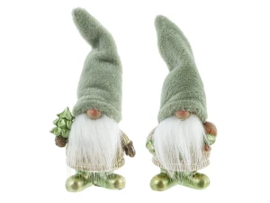 Второе фото. Статуэтка Гном с елкой