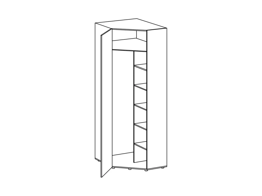 Шкаф угловой Modus левый (изображение №2)