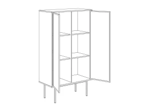 Второе фото. Шкаф 2-дверный Boho