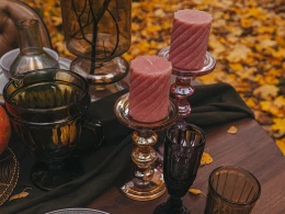 Подсвечник Luster Pink