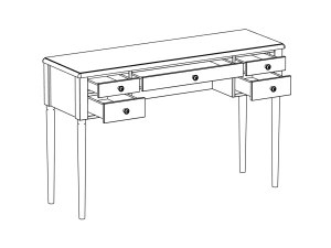 Второе фото. Туалетный столик Blues