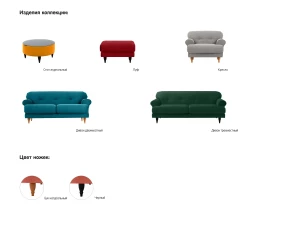 Второе фото. Диван Italia
