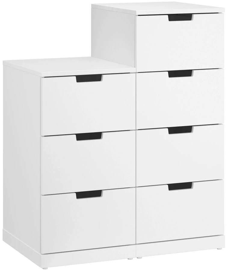 Комод с 7 ящиками - аналог IKEA  NORDLI, 60x90 см, белый (изображение №3)