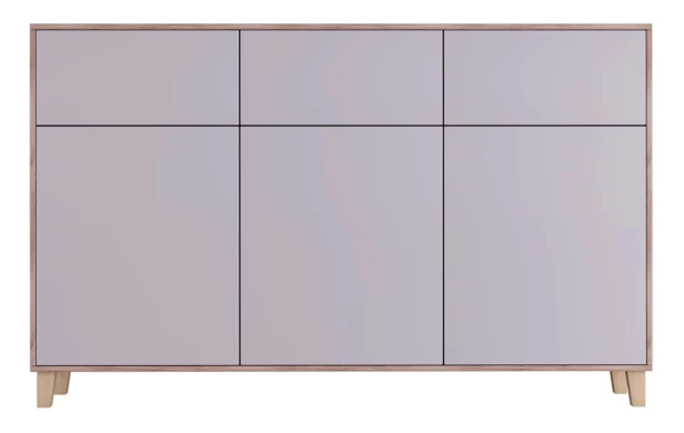 Комод 6-ти дверный - аналог IKEA EKET, 42х170х105 см, орхидея (изображение №3)