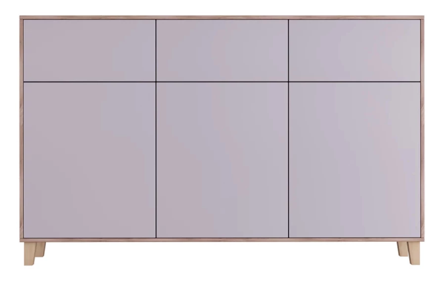Комод 6-ти дверный - аналог IKEA EKET, 42х170х105 см, орхидея (изображение №3)