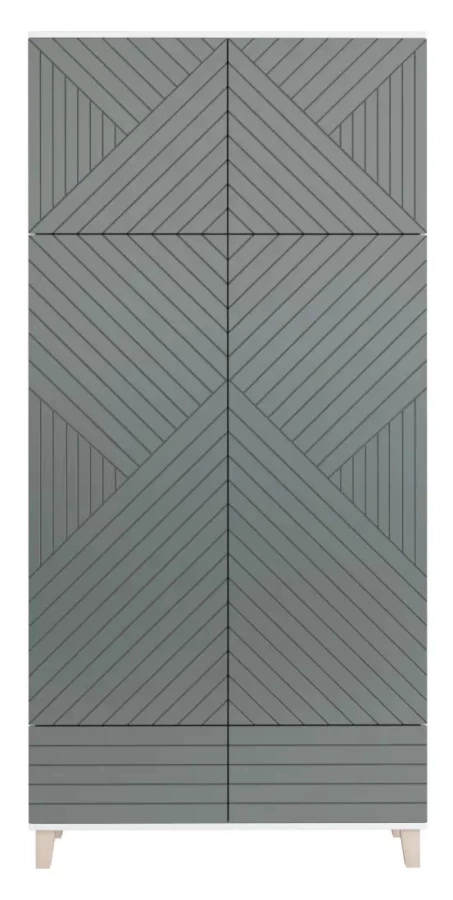 Шкаф распашной Марвин 7 Steel (изображение №2)