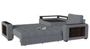 Диван угловой Барон gray Mix Shades аккордеон