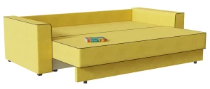 Диван прямой Принстон (Сильвио)  Yellow еврокнижка