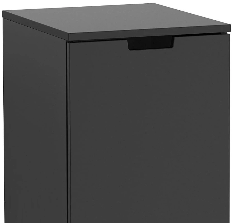 Комод с 2 ящиками - аналог IKEA  NORDLI, 30x90 см, черный (изображение №2)