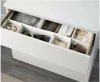 Комод с 3 ящиками - аналог IKEA MALM, 60x75 см, белый (изображение №3)