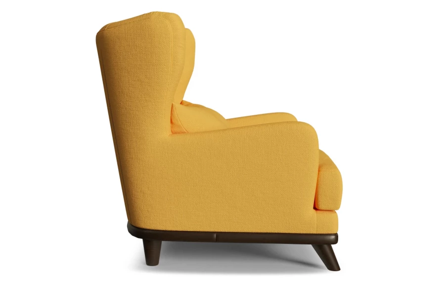 Кресло - аналог IKEA STRANDMON, 90х75х90 см, яркий желтый (изображение №3)