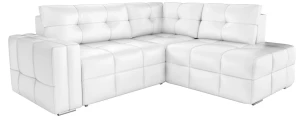 Диван угловой Леос Eco-leather White еврокнижка