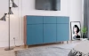 Комод 6-ти дверный - аналог IKEA EKET, 42х170х105 см, аквамарин (изображение №1)