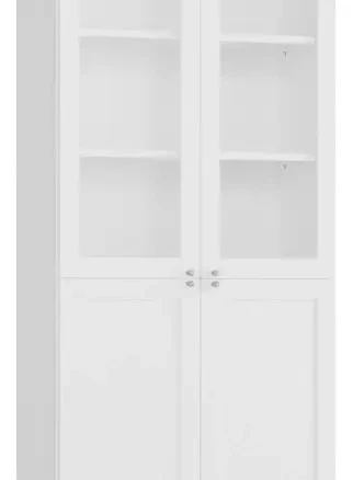 Стеллаж Билли - аналог IKEA BILLY/OXBERG, 80x30x202 см, белый (изображение №3)