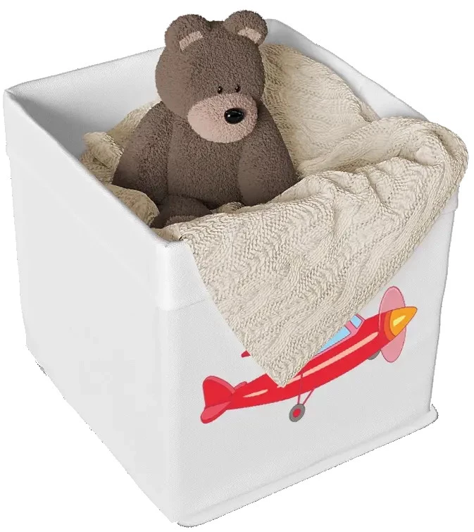 Ящик текстильный для игрушек Лапландия самолёт (изображение №3)