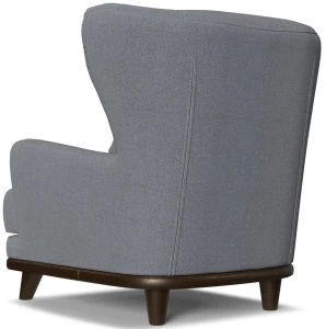 Кресло - аналог IKEA STRANDMON, 90х75х90 см, светлый серый