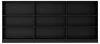 Стеллаж Билли аналог IKEA BILLY/OXBERG 106х240х28, черный (изображение №2)