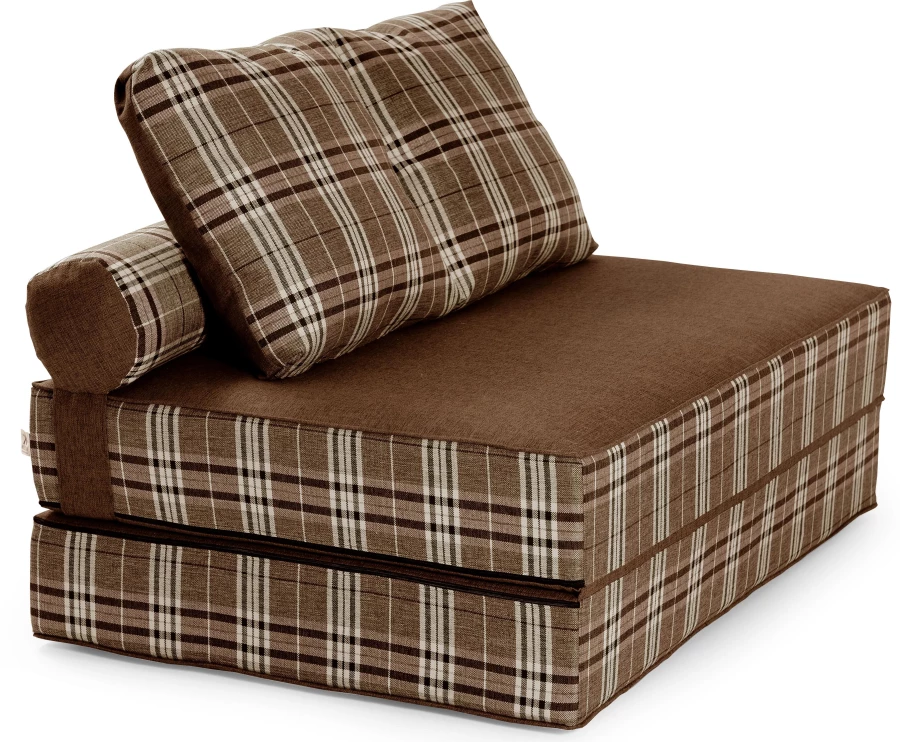 Бескаркасный диван Фаргус коричневый (изображение №6)
