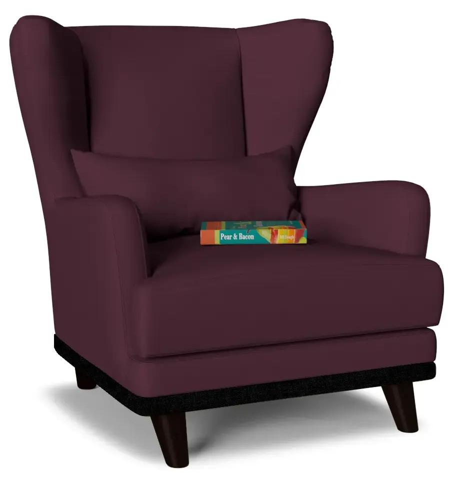 Кресло - аналог IKEA STRANDMON, 90х75х90 см, бордовый