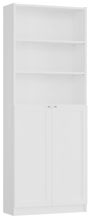 Стеллаж Билли - аналог IKEA BILLY/OXBERG, 80x30x202 см, белый